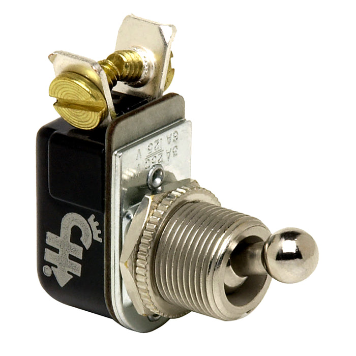 Cole Hersee Light Duty Toggle Switch SPST Off-On 2 Screw - Ball Type Actuator [M-493-BP]