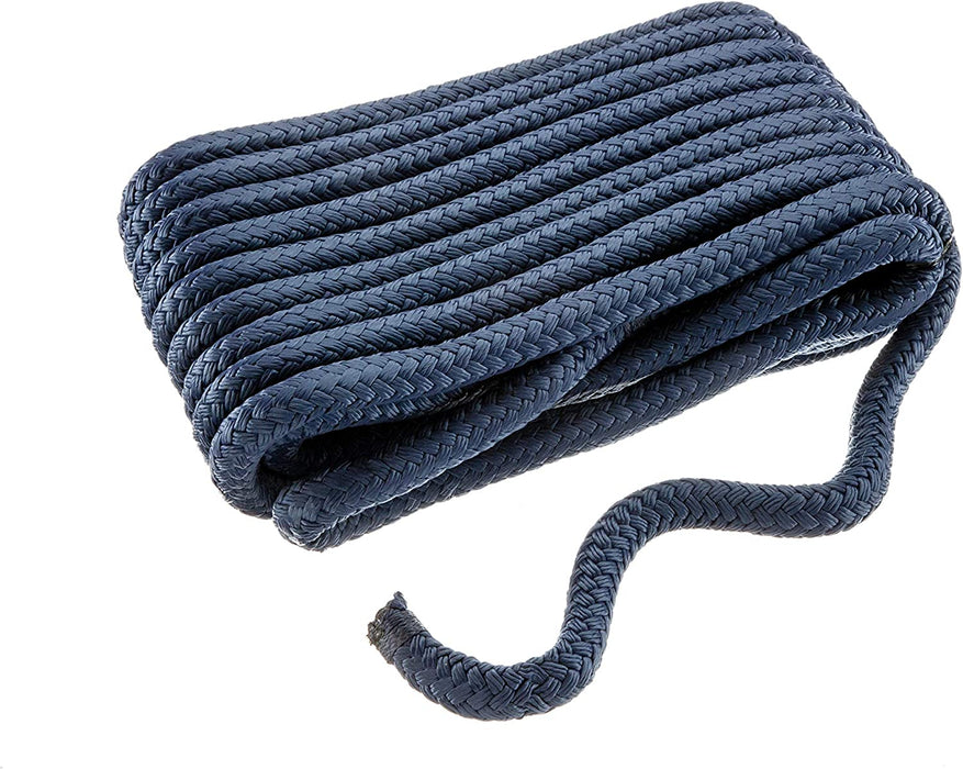 Seachoice 39881 Double Braid Nylon Dock Line with Eye Splice 5/8"X35'