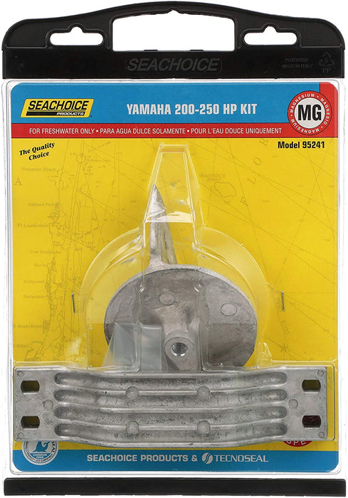 Seachoice 95241 Yamaha Anode Kit, Magnesium, Fits 200-250 HP Engines