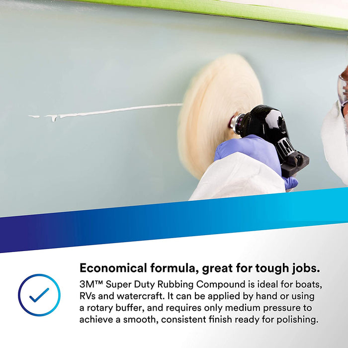 3M Super Duty Rubbing Compound, 05955, 1 Gal