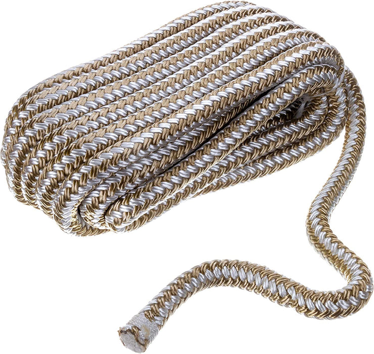 Seachoice 47401 Double Braid Nylon Dock Line with Eye Splice 3/4"X25'