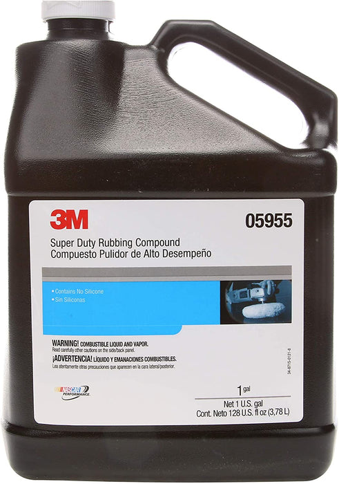 3M Super Duty Rubbing Compound, 05955, 1 Gal