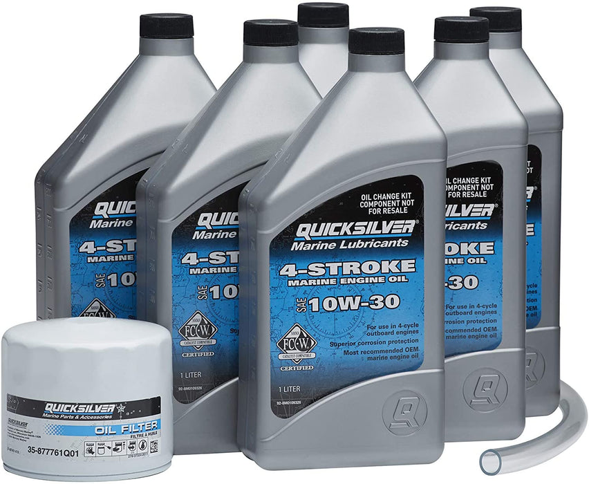 Quicksilver 8M0107513 Marine Engine Oil Change Kit for Mercury/Mariner 150 HP Engines
