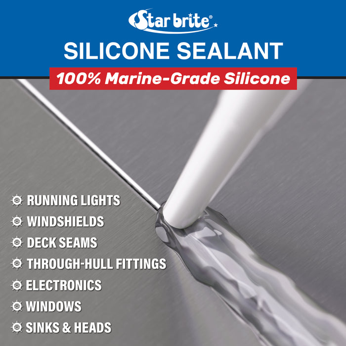 Starbrite 82121 Marine Silicone Sealant