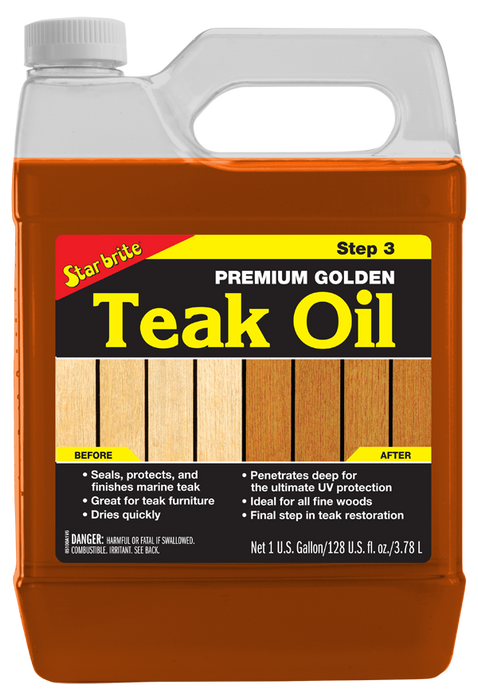 Starbrite 85100 Premium Golden Teak Oil Gallon