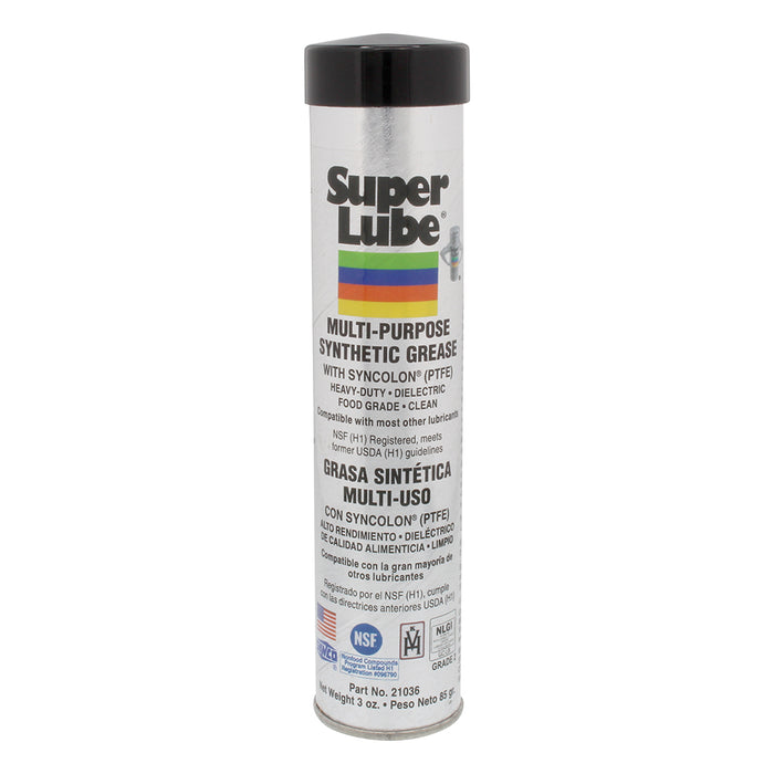 Super Lube Multi-Purpose Synthetic Grease w/Syncolon - 3oz Cartridge [21036]