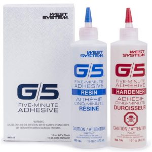 West System 865-2G G/5 Five-Minute Adhesive, Two, 1 Gal