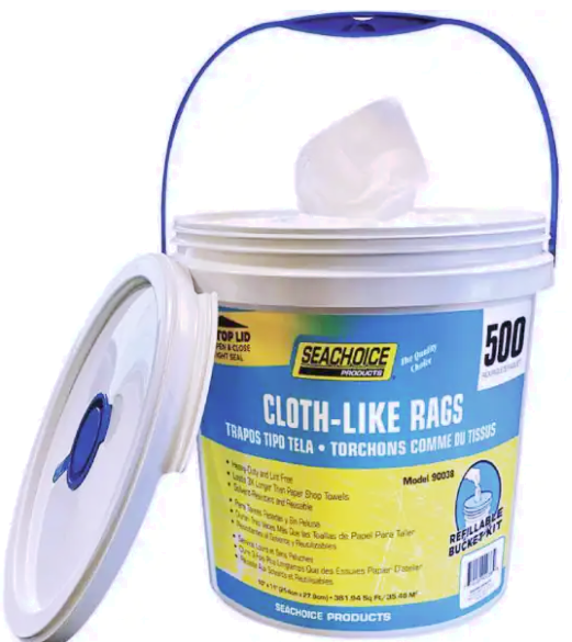 Seachoice 90038 Cloth-Like Rags, (500-Piece)