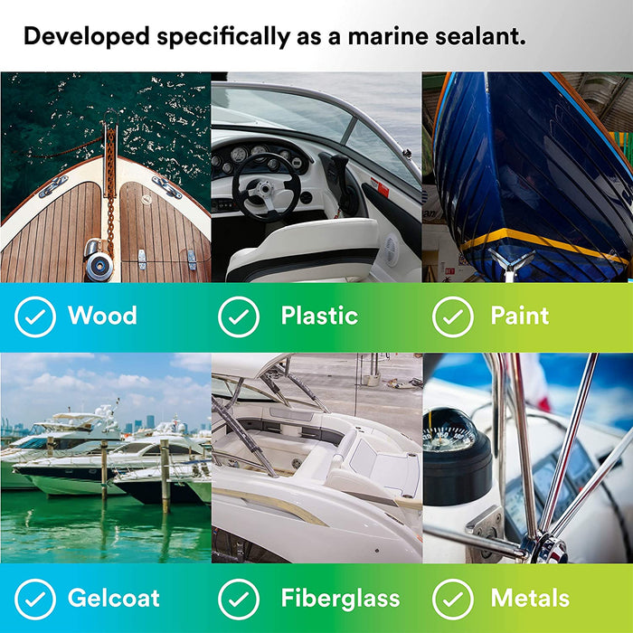 3M Marine 08027 Grade Silicone Sealant White