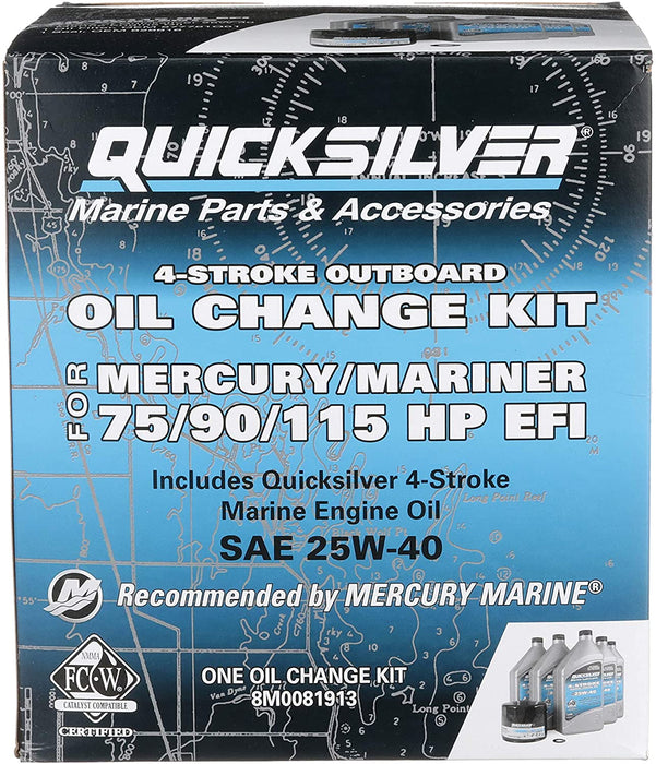 Quicksilver 8M0081913  4-Stroke EFI Oil Change Kit