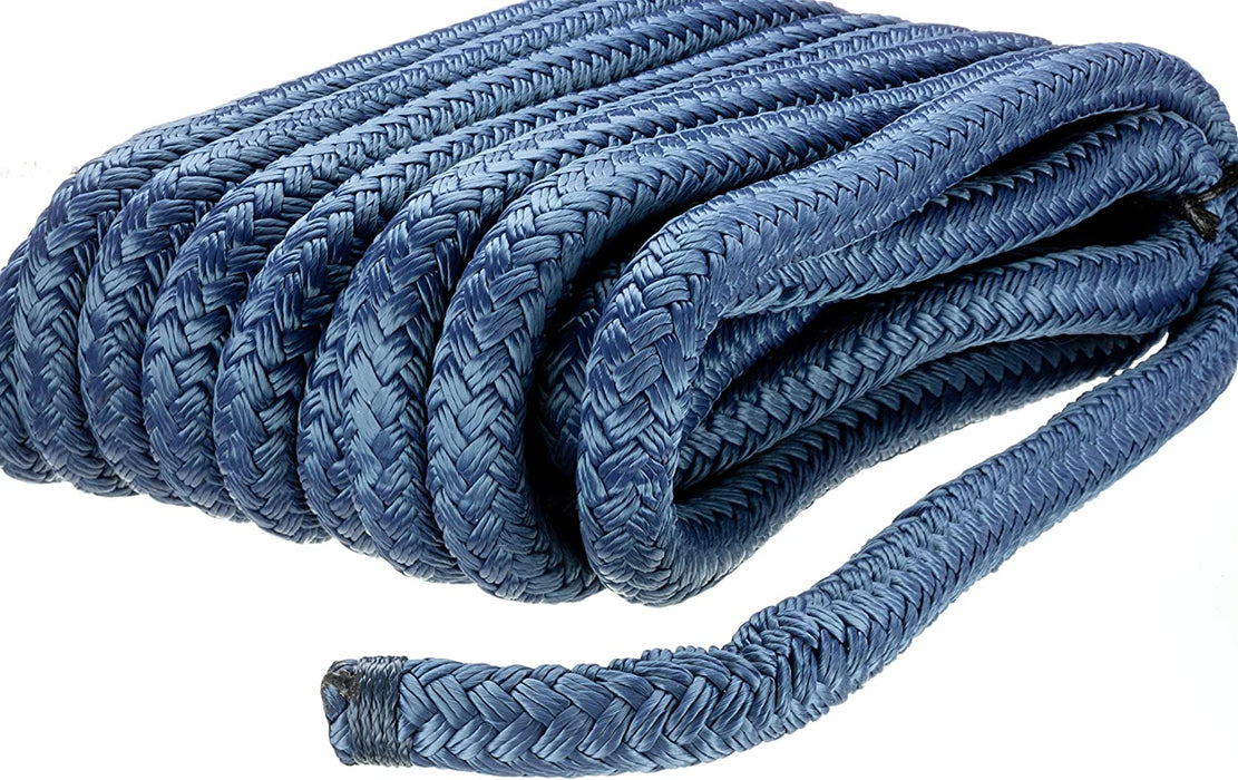 Seachoice 46991 Double Braid Nylon Dock Line with Eye Splice 5/8"X30'