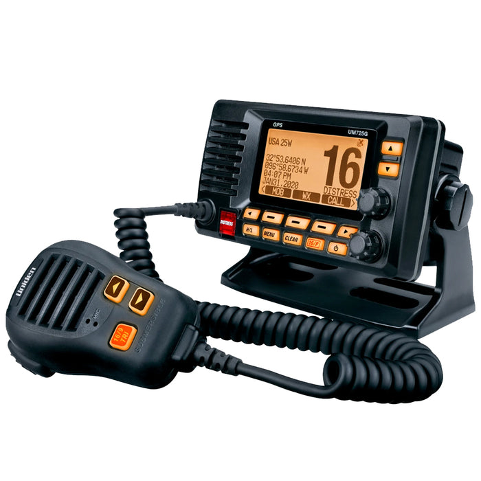 Uniden UM725 Fixed Mount Marine VHF Radio w/GPS - Black [UM725GBK]