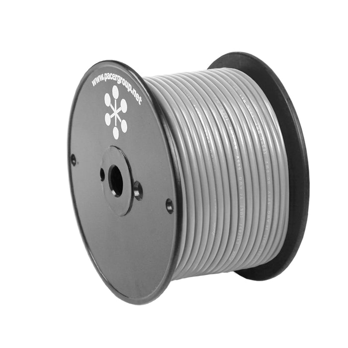 Pacer Grey 14 AWG Primary Wire - 100 [WUL14GY-100]