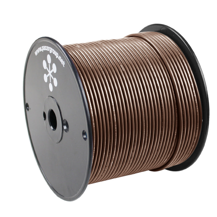 Pacer Brown 14 AWG Primary Wire - 500 [WUL14BR-500]