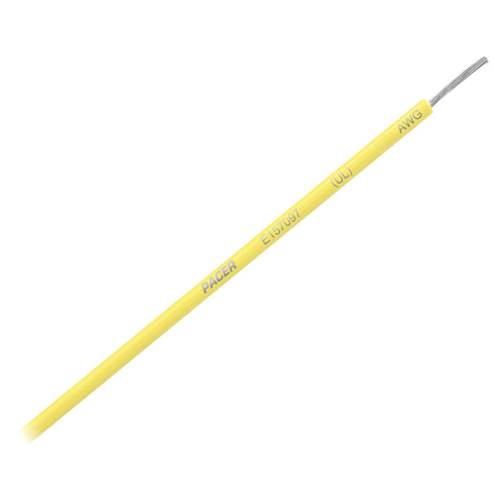 Pacer Yellow 12 AWG Primary Wire - 25 [WUL12YL-25]