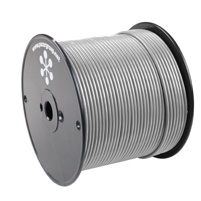 Pacer Grey 12 AWG Primary Wire - 500 [WUL12GY-500]