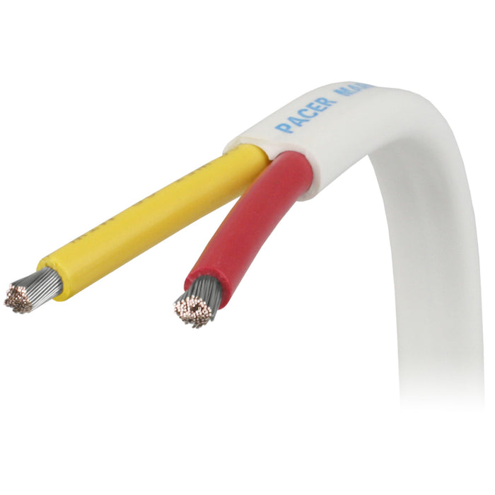 Pacer 18/2 AWG Safety Duplex Cable - Red/Yellow - 1,000 [W18/2YRW-1000]
