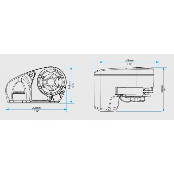 Lewmar Pro Series 700H Anchor Windlass [6656011967-310]