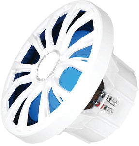 Seachoice 72114 10" 800W Subwoofer With LED Illumination, White