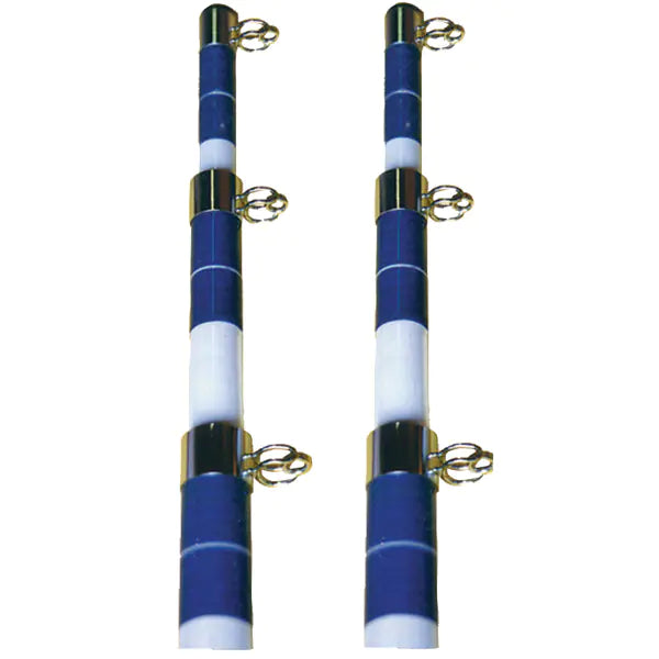 Seachoice 88201 Telescoping Outrigger Pole-15' White/Blue