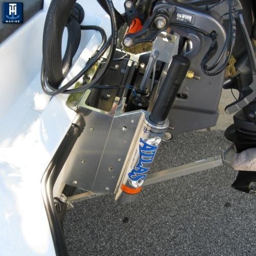 T-H Marine ATLAS 10" Set Back Hydraulic Jack Plate Polished [AHJ-10V-DP]