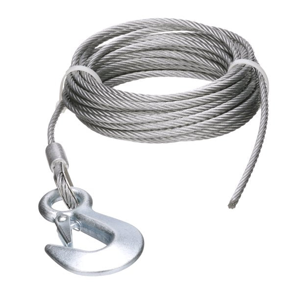 Seachoice 51181 Steel Winch Cable With Safety Hook