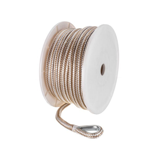 Seachoice 42321 High Quality Anchor Rope for Boating - Double Braid Nylon Anchor Line, ⅜-Inch x 100 Feet