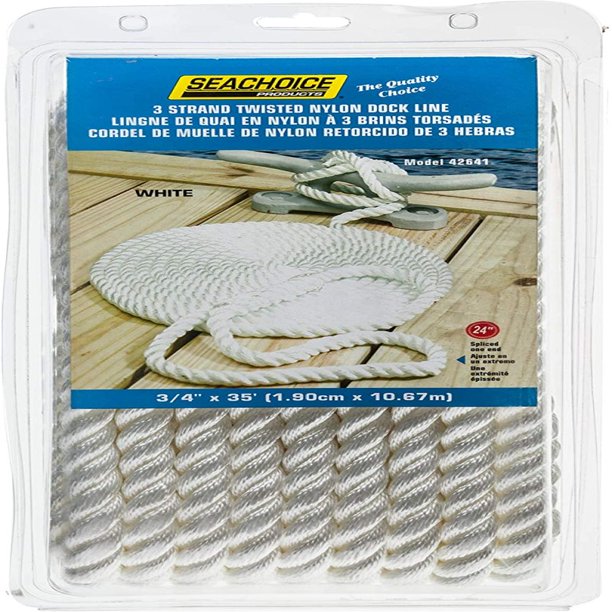 Seachoice 42641 Dock Rope 3/4"X35'