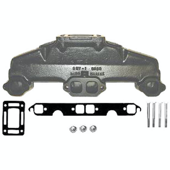 Barr Marine CHV-1-83 GM Small Block Center Rise Exhaust Manifold
