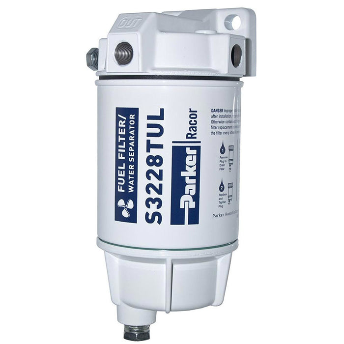 RACOR 320R-RAC-02 Spin-On Fuel Filter/Water Separator Metal Bowl