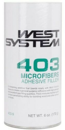 West System 403-9 Microfibers Filler 6.0 oz